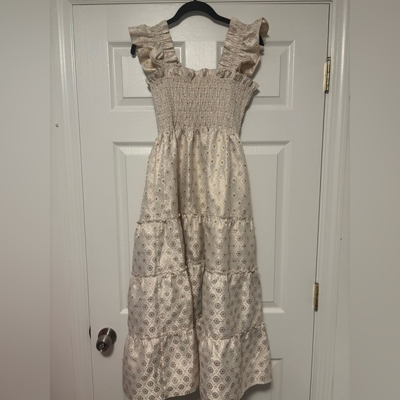 Hill House Limited Edition Nap Dress S Small Gold - Picture 8 of 15